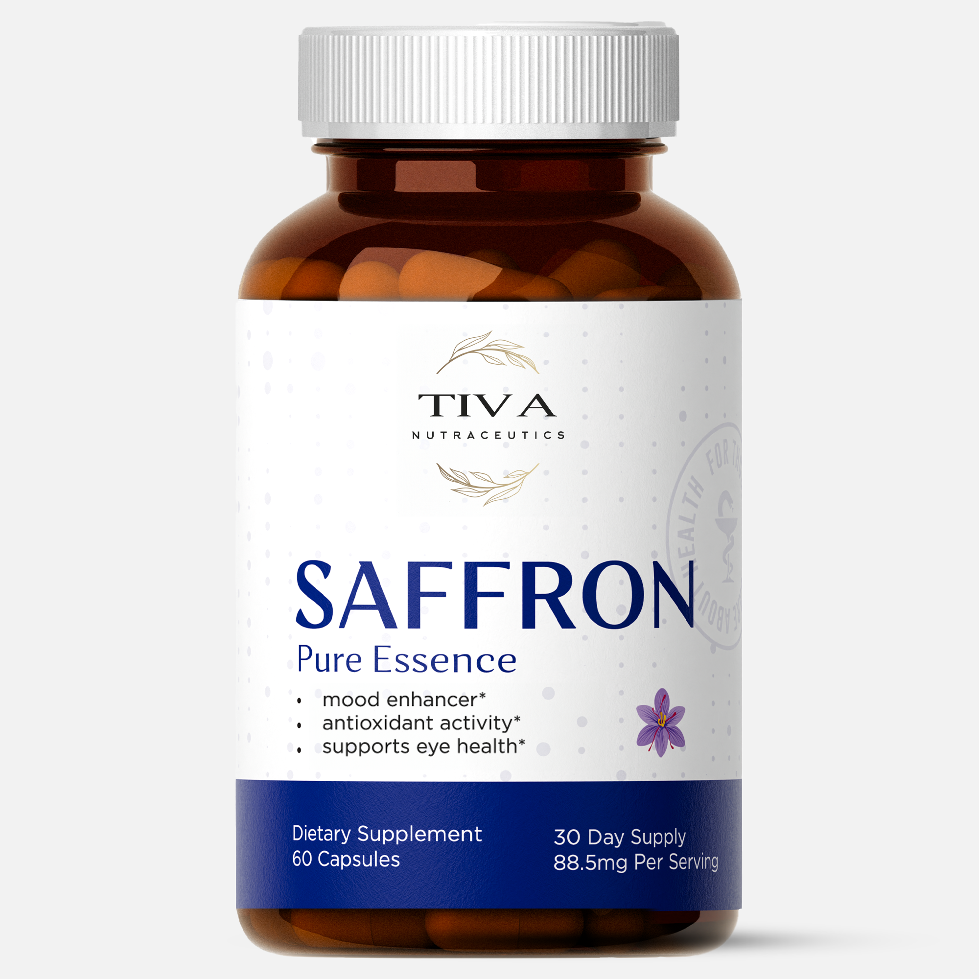 Saffron Pure Essence 60 caps — Natural Support for Mood and Well-being